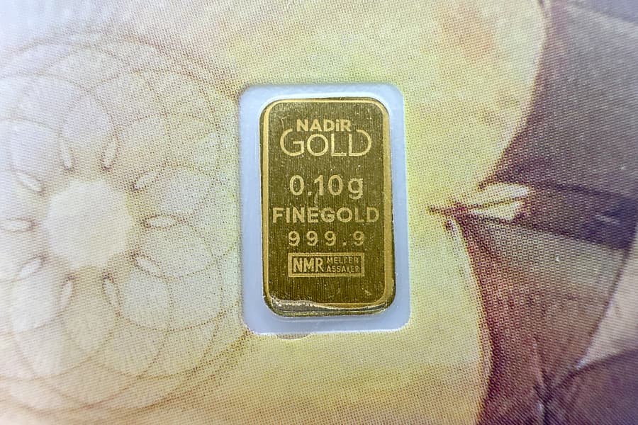Feingoldbarren 0,1 g